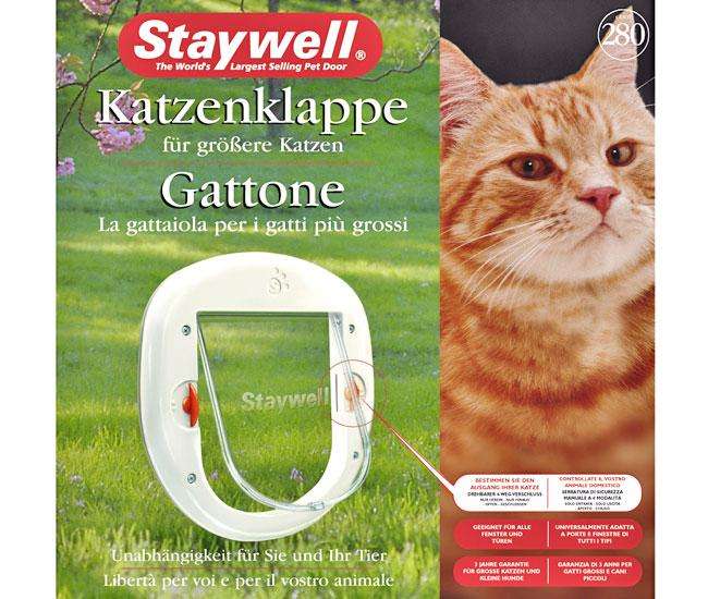 Karlie Staywell 280 Katzenklappe - Weiß